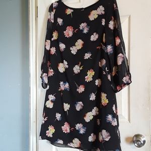 Kensie Black Floral dress